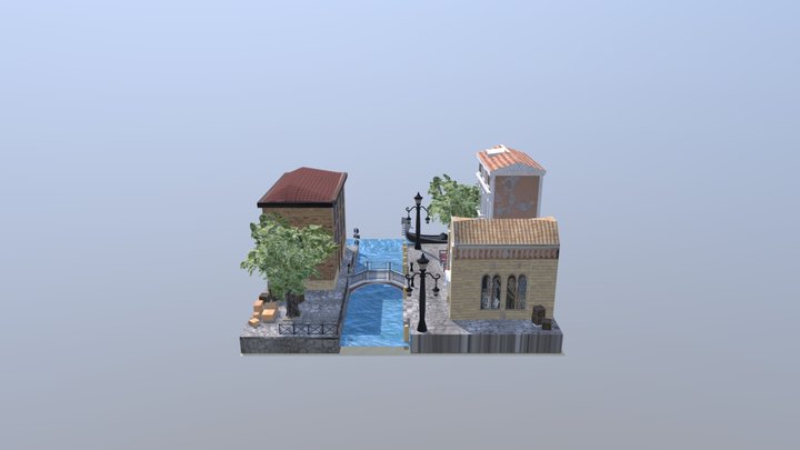 1DAE20_Peelman_Marieke_Cityscene_Sketchfab 3D Model