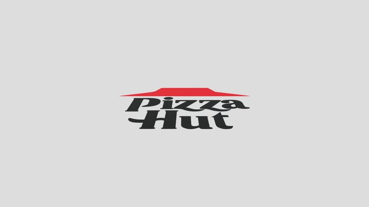 Pizza Hut (1967–1999) Logo Remake – Free 3D Model STL