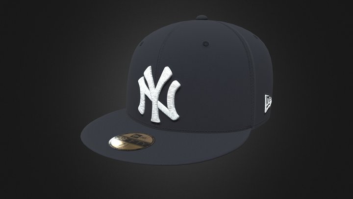 New Era New York Yankees Cap 3D Model