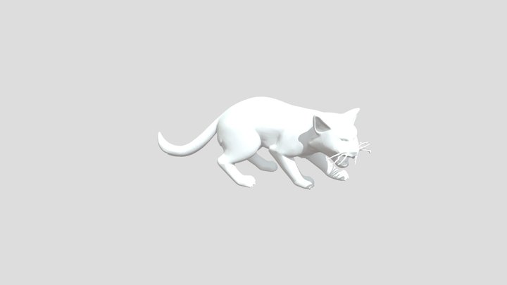 Cat, Petrified – Modelo 3D gratuito STL