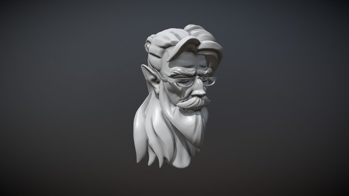 Age & Hair Study 3D Model