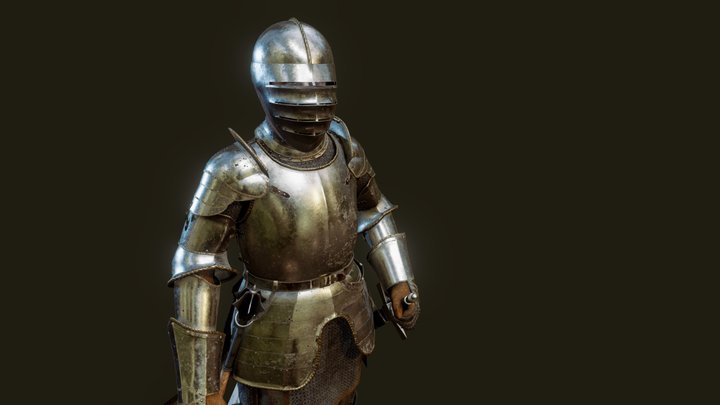 Medieval Knight 3D Model