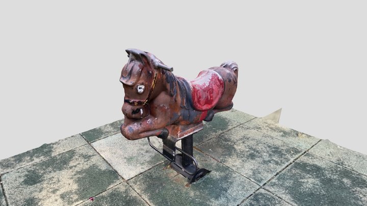 Children Spring Horse 6 (Horse) 3D Model