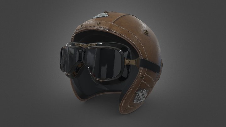 moto helmet 3D Model