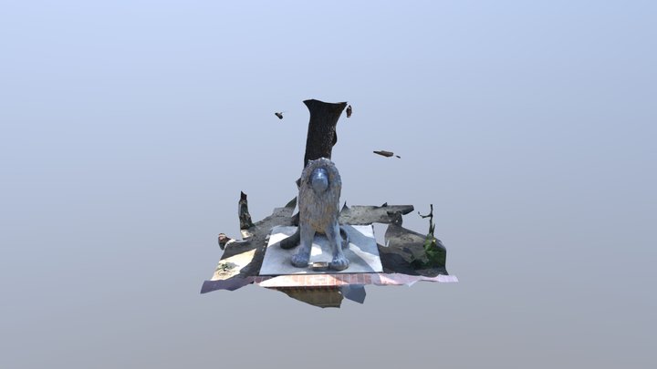 Leal Lion Color 3D Model