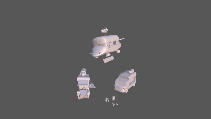 Silhouettes HW XYZ 3D Model