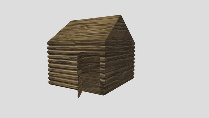 Log Cabin Model 3D Model