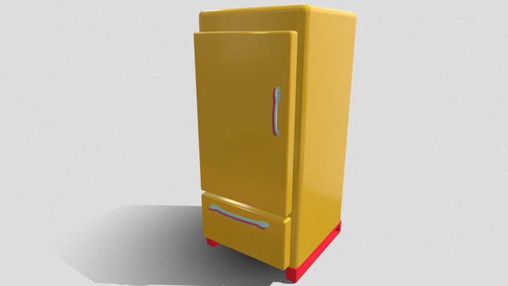 Refrigerator 3D Model