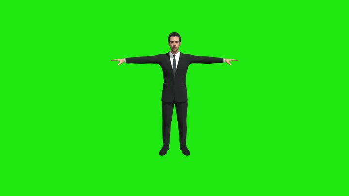 Business man hritik roshan 3d model ftu – Modello 3D gratuito STL