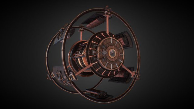 Space In Time (Time Machine) 3D Model
