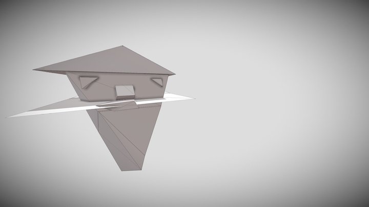 Poly house cartoon 3D Model