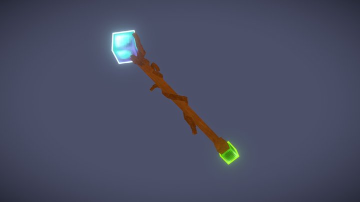 Nature staff 3D Model