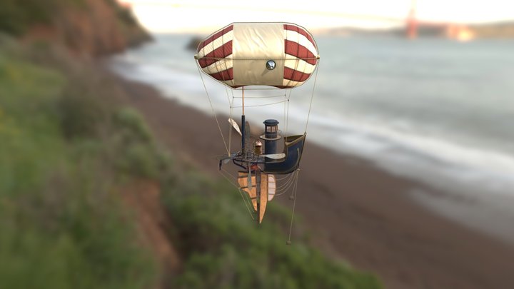 2º Práctica - Zeppelin 3D Model