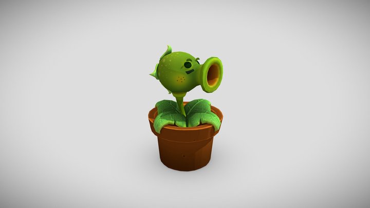 Pea Repeater - PVZ Garden Warfare 2 – Modelo 3D gratuito STL