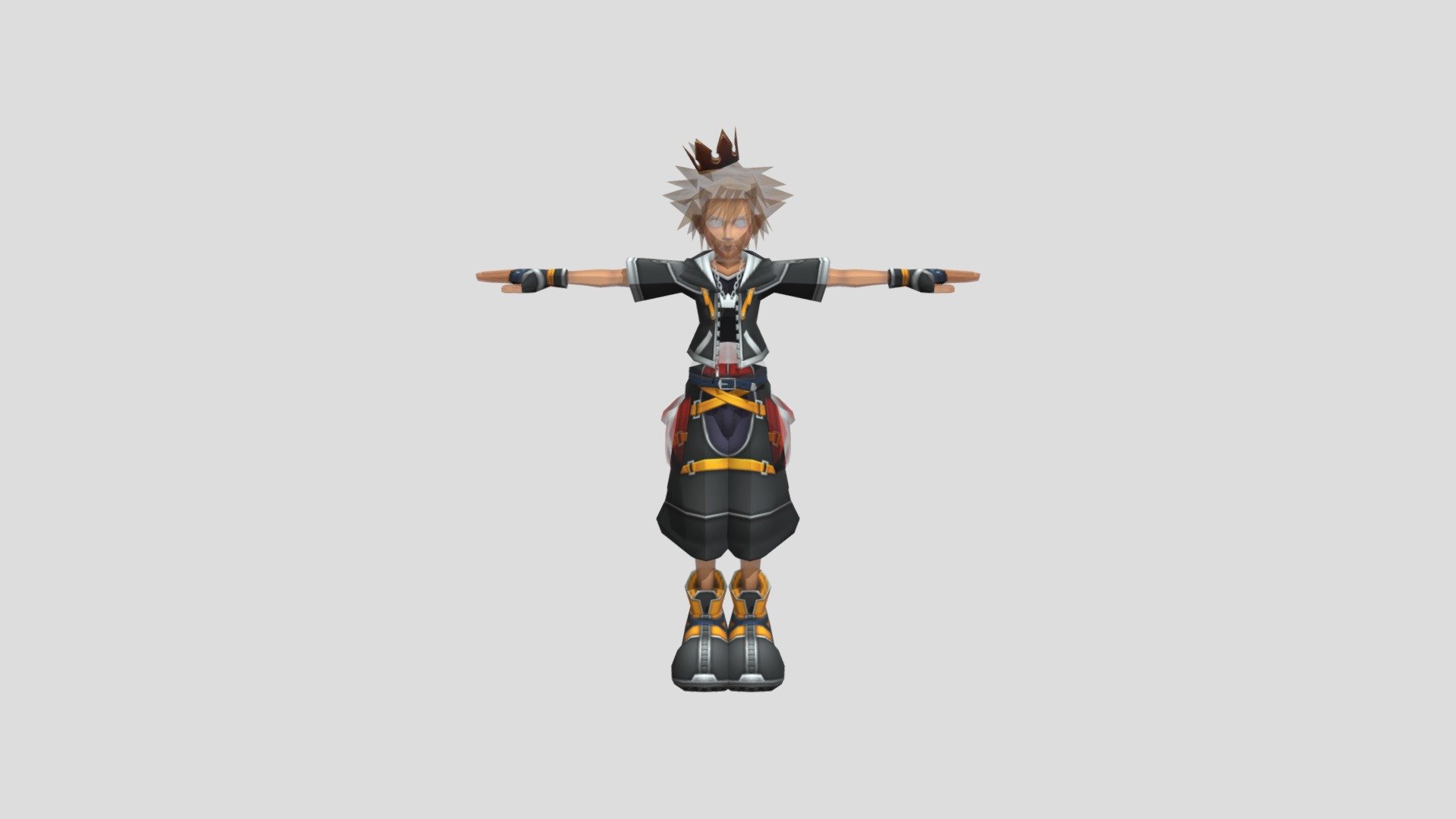 Sora Kingdom Hearts 2 Final Mix JPN - Download Free 3D model