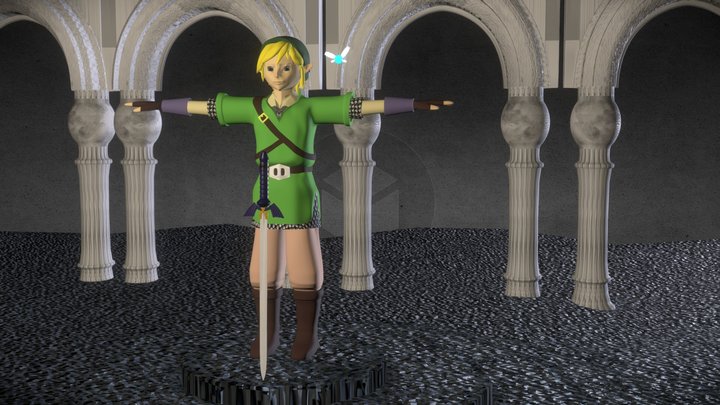 Zelda / Link Model Character 2018 3D Model