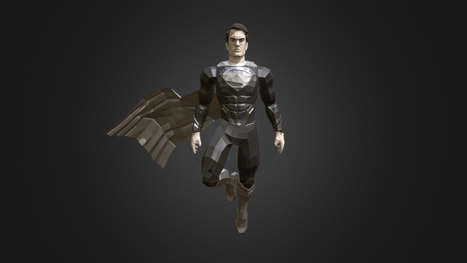 Man of Steel Black Suit by DouglasChaves, Character Art, 3D