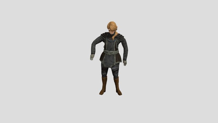 Elfe Hip Hop 3D Model