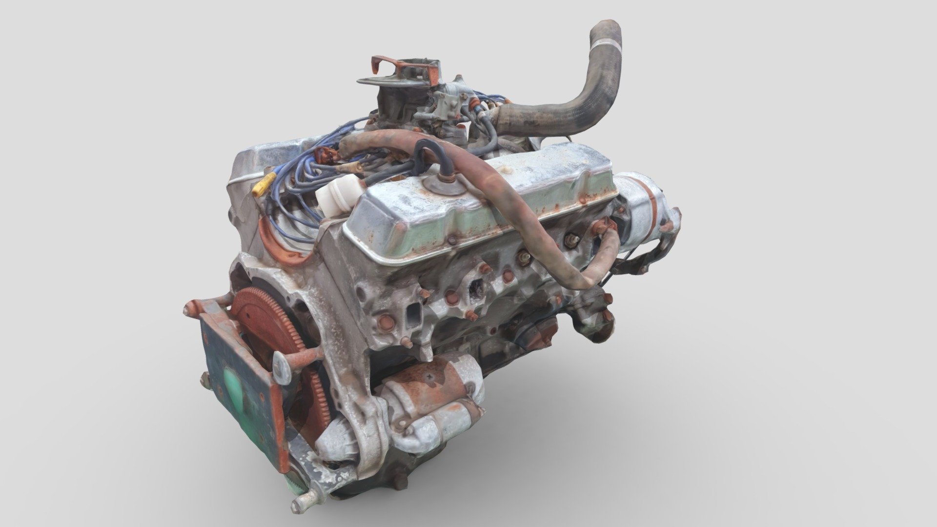 Car engine Animated | 3D model