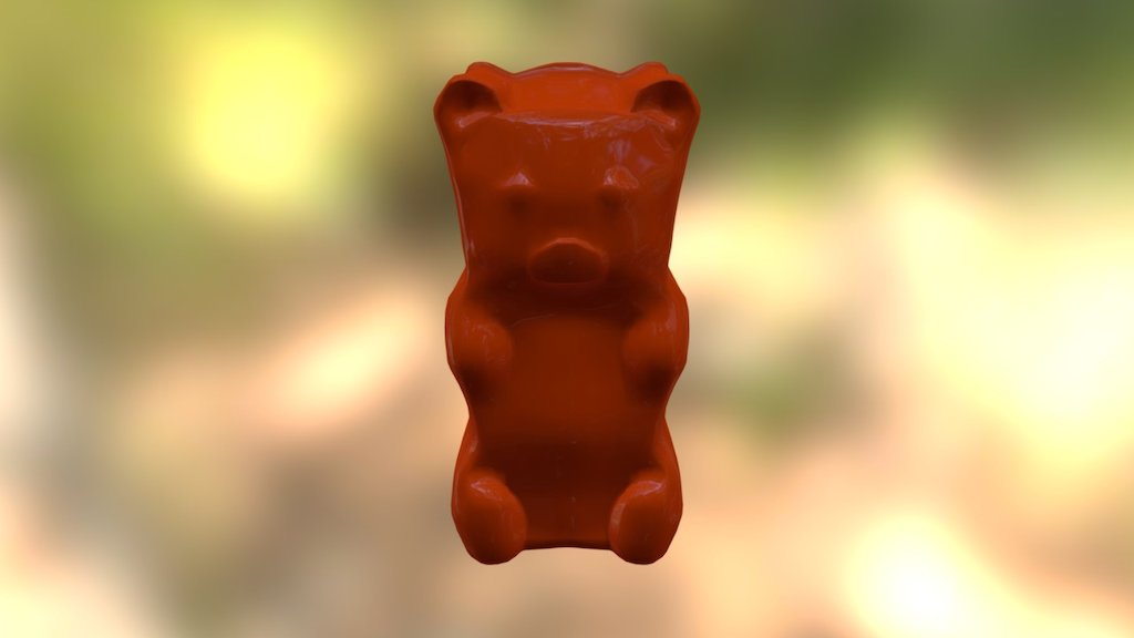 Gummy Bear - Download Free 3D model by Isabella Baranyk (@baranyker ...