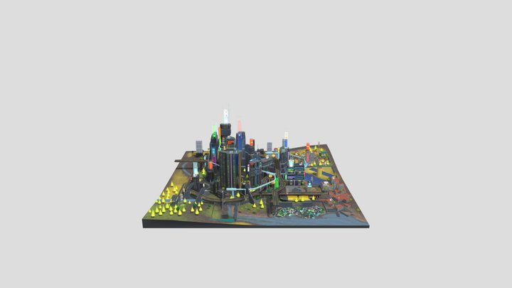 Cyber City_2099_V2 3D Model