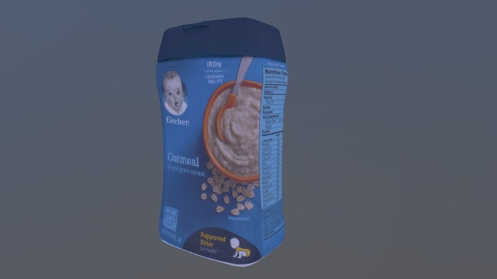 Gerberoatmeal 3D Model