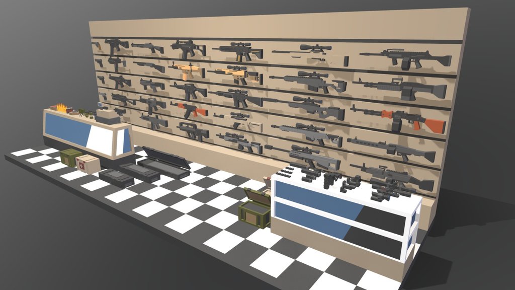 weapon - map - A 3D model collection by Longin (@vovchanski) - Sketchfab
