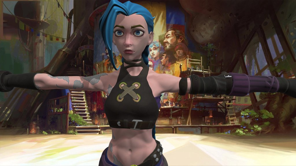 Arcane Style Jinx – Stylized Character Sculpt