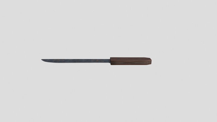 old knife 3D Model