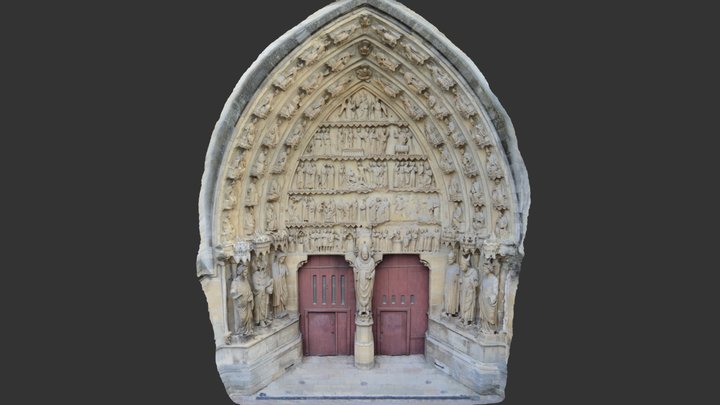 Reims Cathedral 3D Model