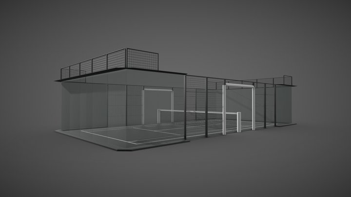 Padball Court 3D Model