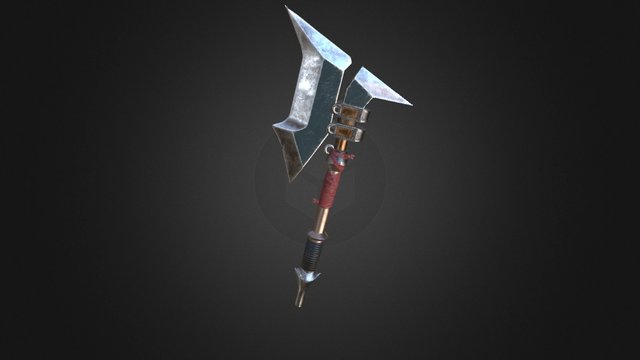 Fantasy Axe 3D Model