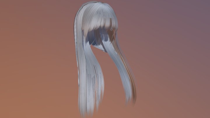 NMIXX Hair with bangs (With Bones)