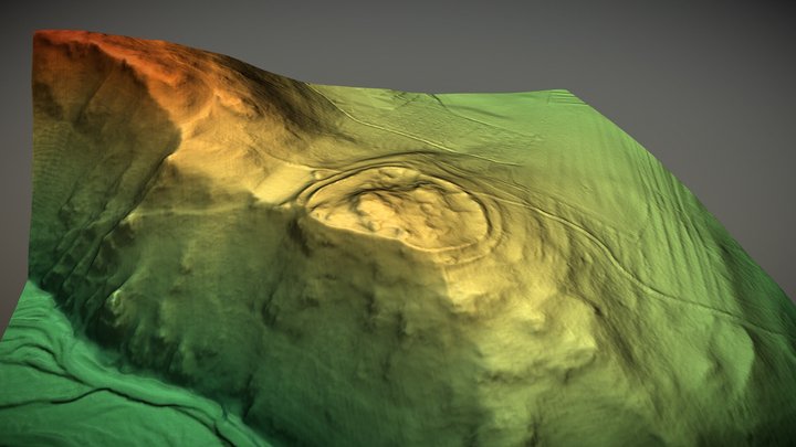 Camp Knowe, Northumberland (UK) – Modello 3D gratuito STL