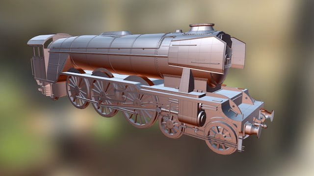 Flying Scotsman Engine 3D Model