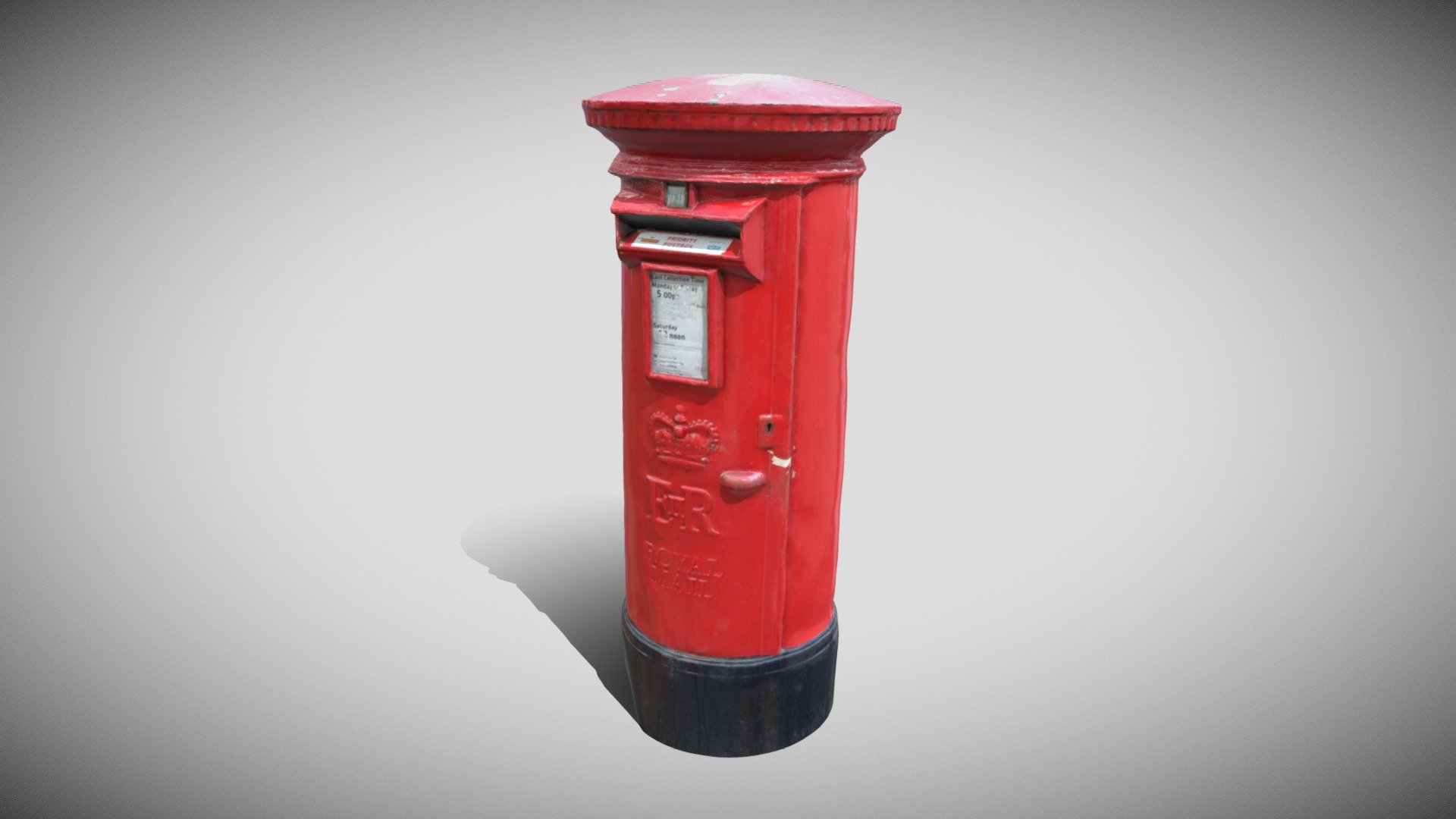 UK Red Post Box - Buy Royalty Free 3D model by The Scan Man ...