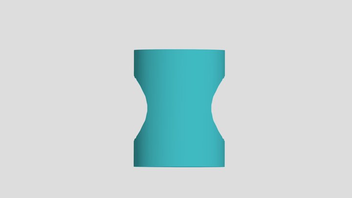 6-7（1）圆柱中间贯孔 3D Model