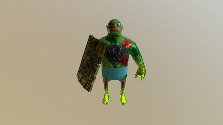 the failed hero (Rad-go the the defender) 3D Model