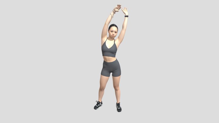 Arms Raised Stretch – Modèle 3D gratuit STL