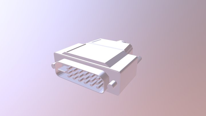DVI Plug 3D Model