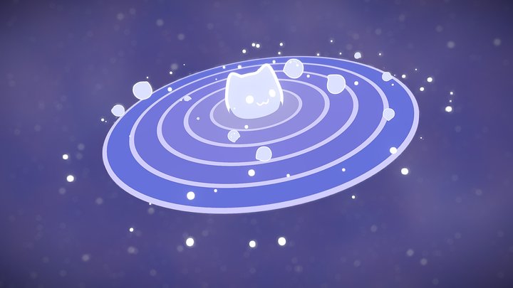 Galaxy Of Cats 3D Model