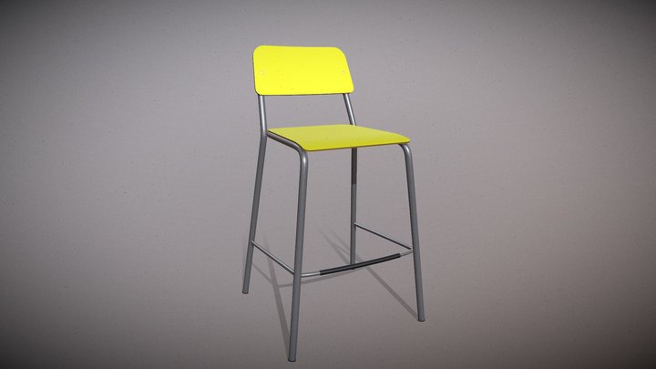 Tabouret Haut – Kostenloses 3D-Modell STL