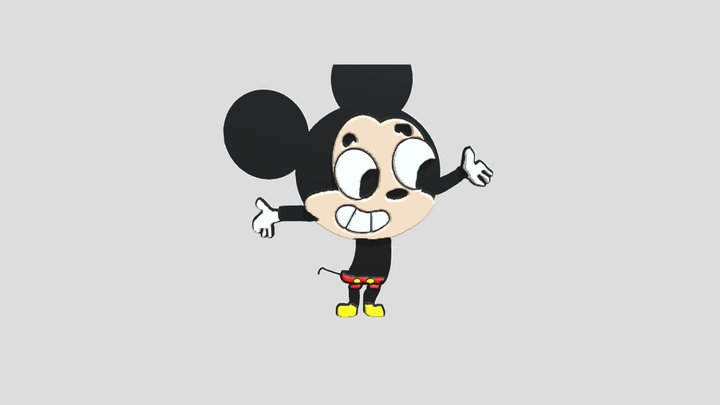 Mickey in tawog(gumball) from (NO AI) 3D Model