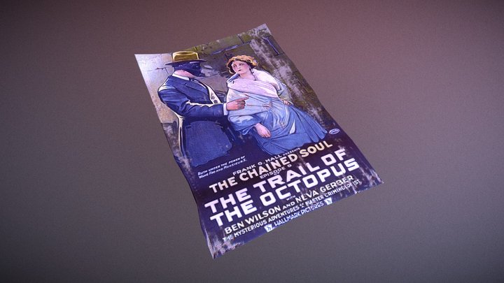 Movie Flyer 3D Model