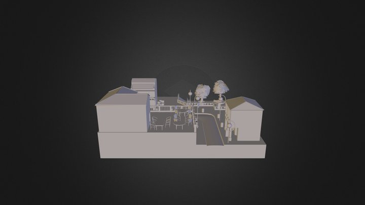 City Scene (taipei inspired) 3D Model