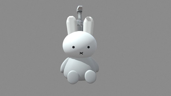 Miffy_soap_dispenser 3D Model