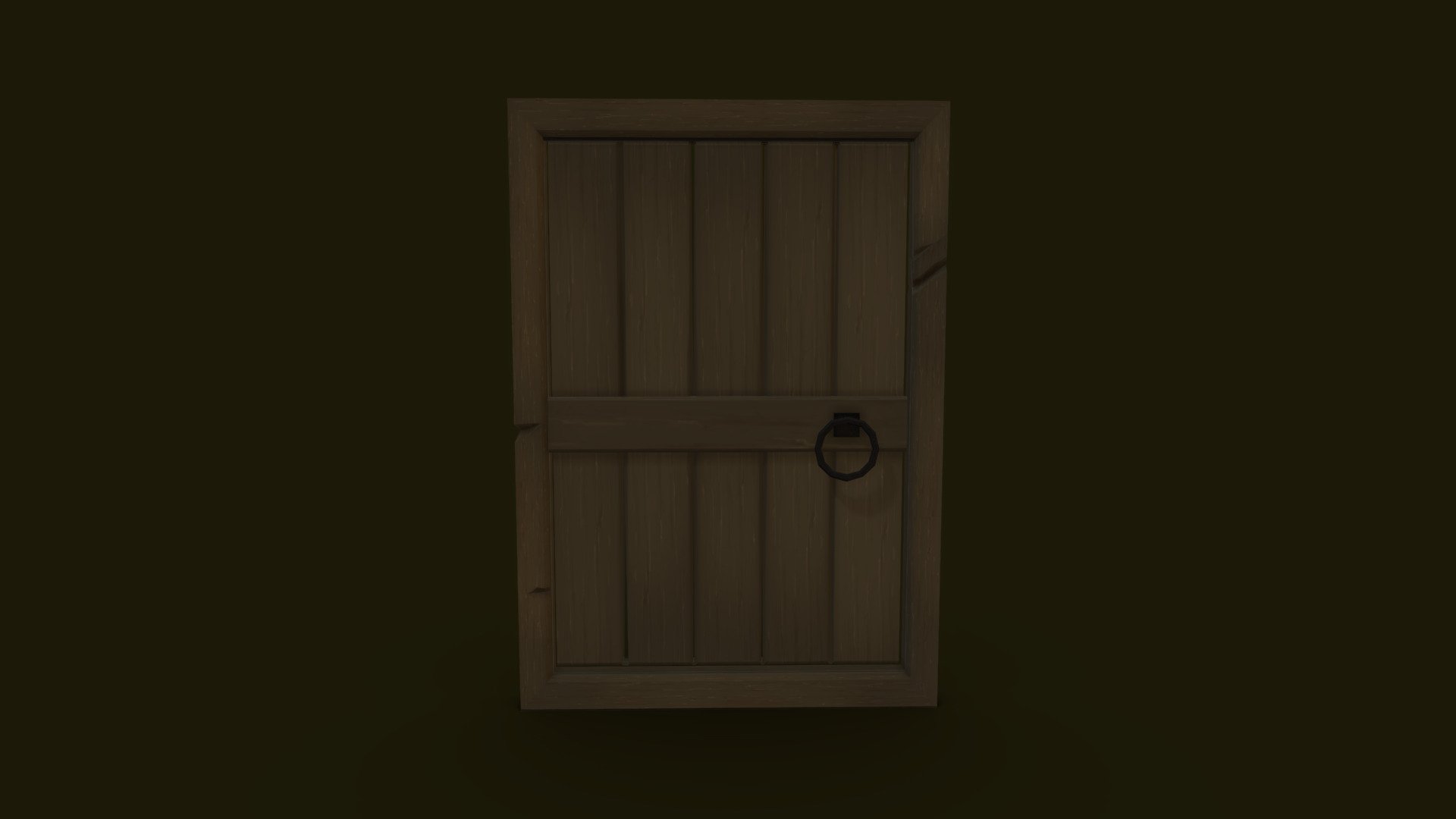 Heavy Wooden Door