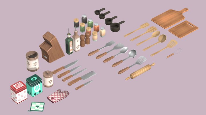 Spirit City - Kitchen DLC - Kitchen clutter 3D Model