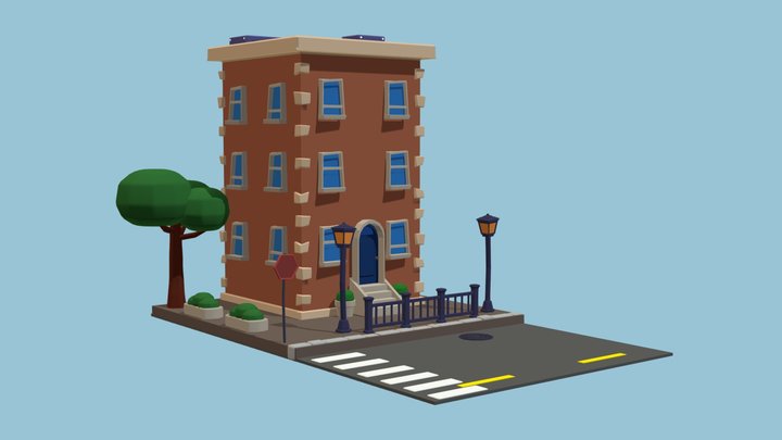 Apartment_building 3D Model