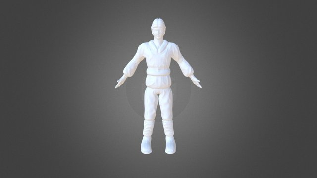 Luke Skywalker Retopology 3D Model